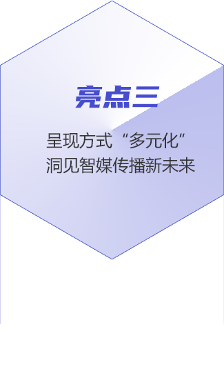 亮點(diǎn)三：呈現(xiàn)方式“多元化” 洞見智媒傳播新未來